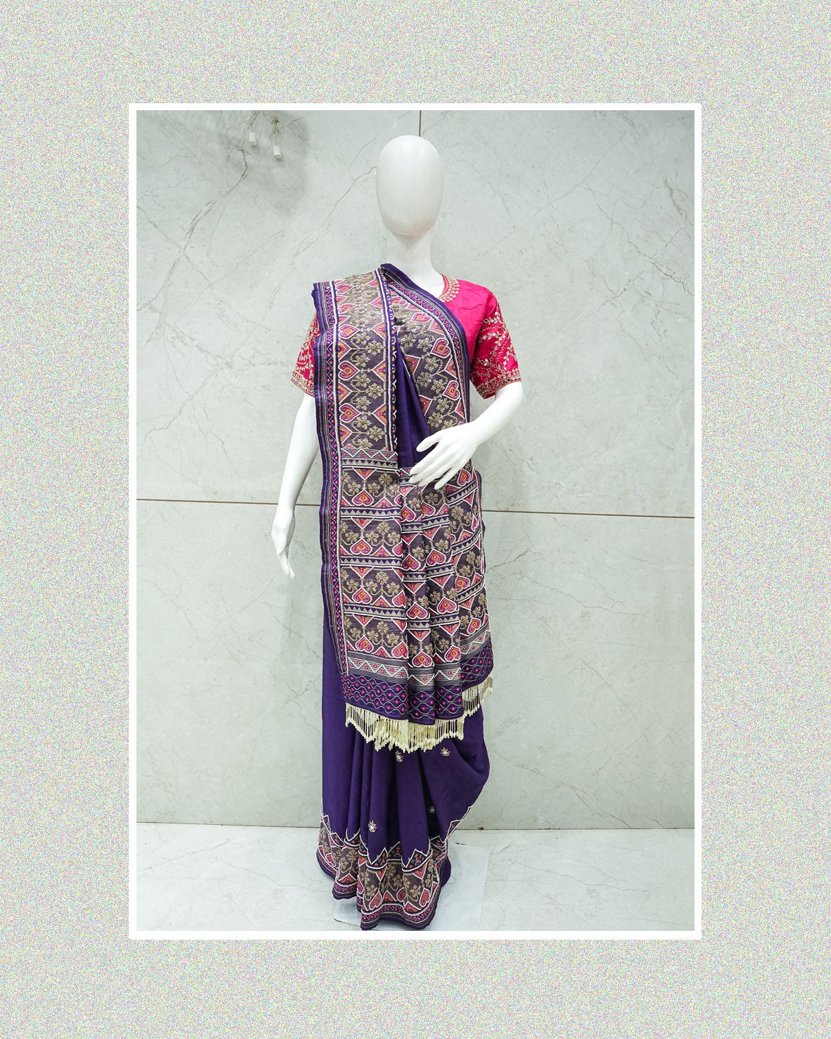 Purple Patola Saree