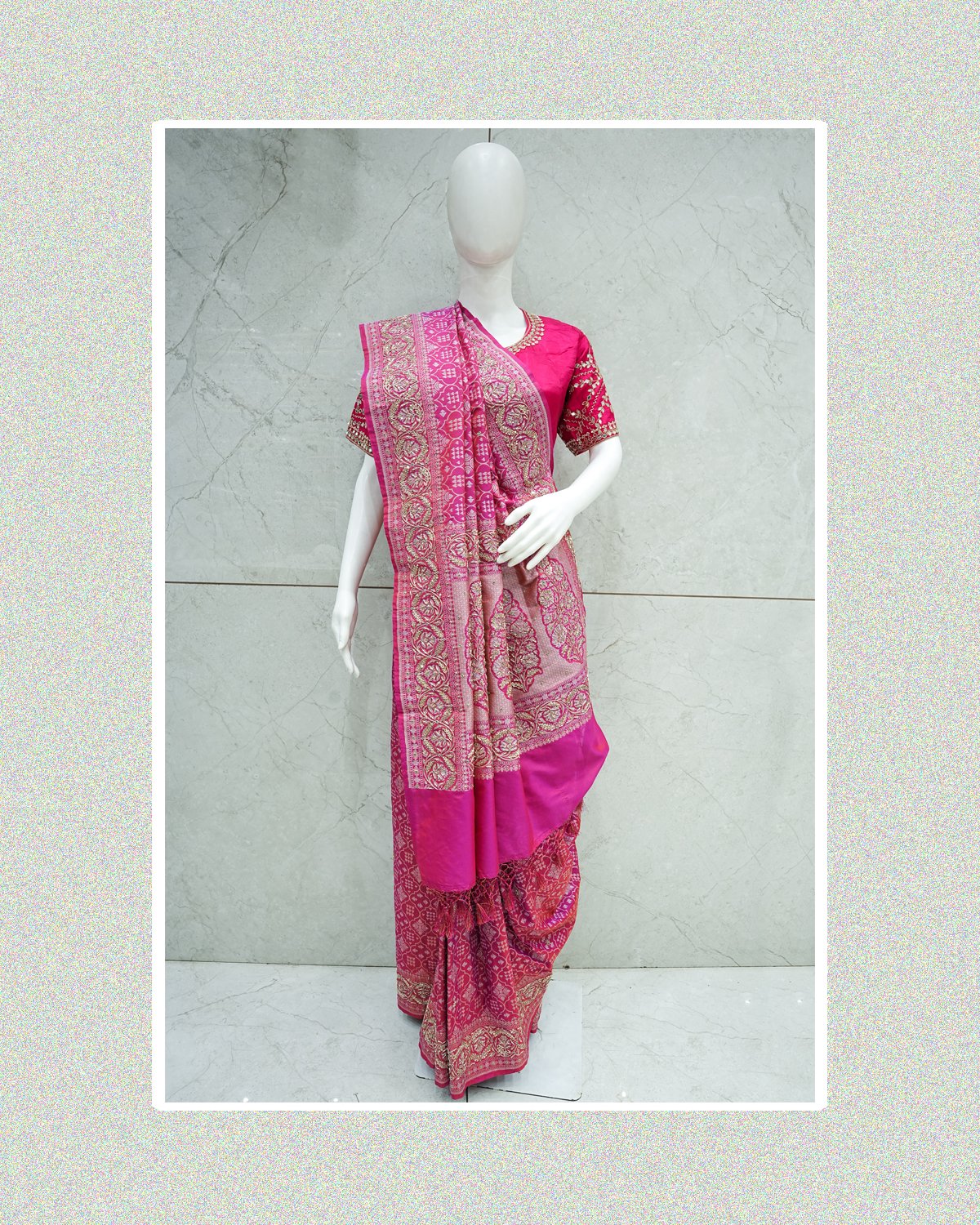 Pink Saree
