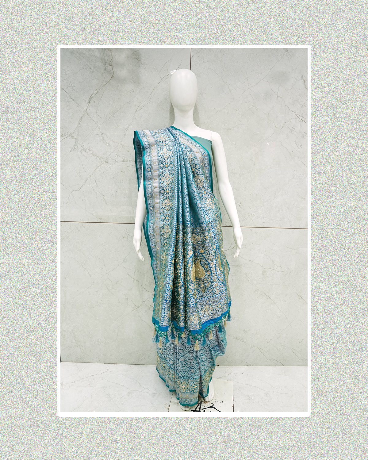 Blue Saree